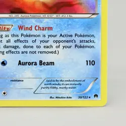 2016 Pokemon XY Breakpoint Holo Holofoil Card Suicune #30/122 NM - Image 4