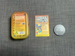 Pokemon TCG 151 Machamp Mini Tin With Art Card and Coin - Image 2