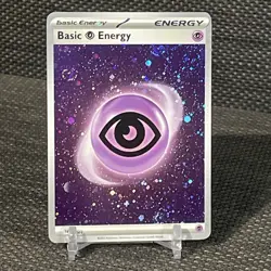 💫 3 SWIRL 💫Pokemon 151 Holo Psychic Energy Swirl Galaxy Cosmos Foil - Image 1