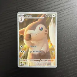 Furret Illustration Rare 168/159 Sv09: Journey Together Holo POKEMON NEAR MINT - Image 1