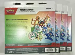 (4) FIRST PARTNER ‘Series 1’ Illustration Collection Box Lot~Pokemon New/Sealed - Image 2