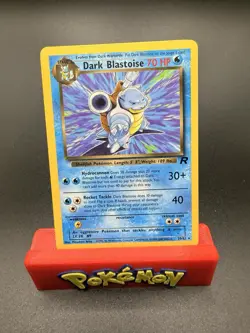 Pokemon TCG Dark Blastoise Team Rocket Set (1999) 20/82 Rare LP/NM - Image 1