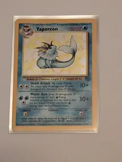 Pokemon TCG Vaporeon Jungle 12/64 Holo Unlimited Holo Rare - Image 2