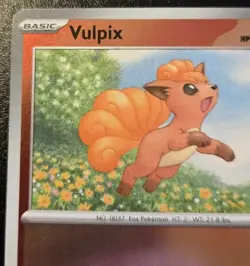 Vulpix 019/132 Reverse Holo Common Mega Evolution Pokemon TCG - Image 2