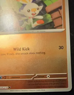 Scorbunny 026/132 Reverse Holo Common Mega Evolution Pokemon TCG - Image 5