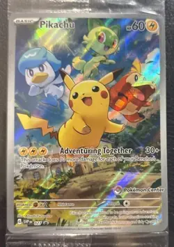 Sealed Pikachu Promo (027) Scarlet and Violet - Pokemon TCG - NM - Image 1