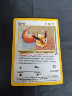 Pokemon TCG Eevee - Holofoil #11 WOTC 2000 Black Star Promo holo - Image 1