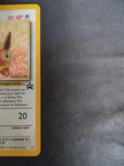Pokemon TCG Eevee - Holofoil #11 WOTC 2000 Black Star Promo holo - Image 5