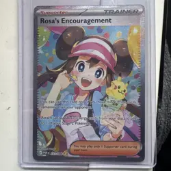 Rosa’s Encouragement 123/088 Special Illustration Rare Pokemon TCG Perfect Order - Image 1