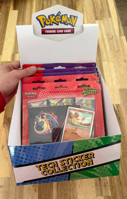 Pokemon Ascended Heroes Tech Sticker Collection - Lot Of 5 with Display box! - Image 1