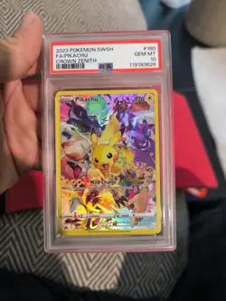 Pokemon Pikachu FA #160 – PSA 10 GEM MINT – Crown Zenith ENG – 2023⚡ZENIT REGALE - Image 1