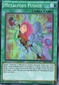 Yu-Gi-Oh! Metalfoes Fusion 1st Ed. TDIL-EN061 Super Rare NM/LP x1 - Image 1