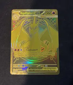 Pokemon Mega Charizard Y Ex Gold Hyper Rare #294 NM Near Mint Ascended Heroes - Image 1
