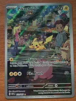 Pikachu 173/165 Sv: Scarlet & Violet 151 Holo Pokemon NM Near Mint - Image 1