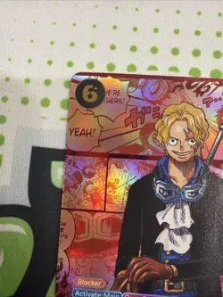 Sabo (Red Manga Super Alternate Art) OP13-120 Carrying On His Will Foil English - Image 2