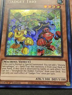 3x Gadget Trio | MP25-EN061 | Prismatic Secret Rare | NM | 1st Edition | YuGiOh! - Image 4
