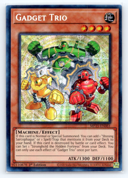 Gadget Trio - MP25-EN061 - Prismatic Secret Rare - 1st Edition Yugioh - Image 1