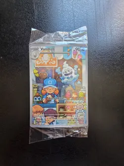 Vanillish 190/182 Holiday 2025 Snowflake Stamp Promo Pokemon Card - NM SEALED - Image 1