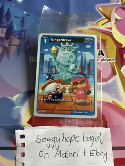 Gingerbrave P-076 Cookie Run Braverse TCG Exclusive Promo Card Sealed - Image 1