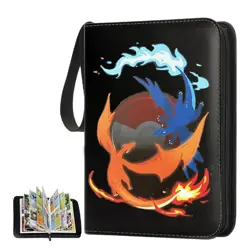 New Card Binder for Pokemon Cards Holder Fits 400 Cards with 50 Removable Sleeve - Image 2