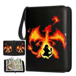 New Card Binder for Pokemon Cards Holder Fits 400 Cards with 50 Removable Sleeve - Image 4