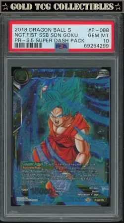 PSA 10 ⭐ SSB Son Goku Super Dash Pack Promo Card Super DBS Z DBZ Heroes - Image 1