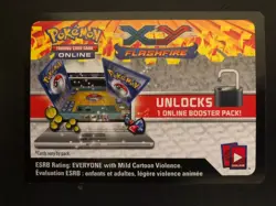 Pokemon Trading Card Game XY Flashfire Online Code x1 (ONE) FAST REPLY - Image 1