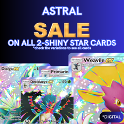 📢SALE📢 ANY 2 Shiny ⭐⭐ Card Pokemon Pokemon TCG pocket : DELIVERY TIME: 1-10 MI - Image 1