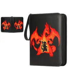 Card Book Holder BinderAlbum Collection Pokemon 400 TradingTCG Card Case - Image 1