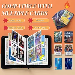 Card Book Holder BinderAlbum Collection Pokemon 400 TradingTCG Card Case - Image 3