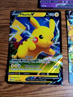 3×JUMBO Cards Pikachu V-Union Alakazam and another pikachu - Image 4