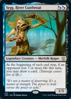 MTG Sygg, River Cutthroat, NM-Mint, English Commander: Zendikar Rising - Image 1