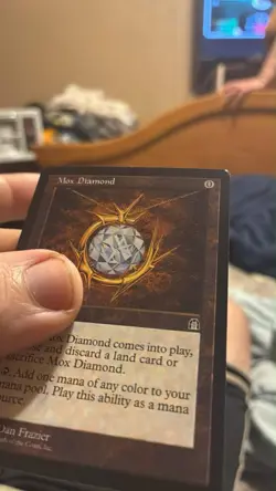 Mox Diamond Stronghold Rare Artifact Regular English Dan Frazier Wizards - Image 1