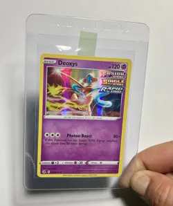 Deoxys 120/264 (NM) Holo rare Sword & Shield: Fusion Strike 2021 Pokemon Card - Image 3