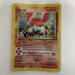 Ho-Oh 7/64 Holo Rare Neo Revelation Pokemon TCG - Image 1