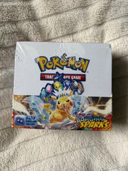 Pokemon Surging Sparks Booster Box (36 Packs) - New (TINY TEAR SEE PHOTOS) - Image 1