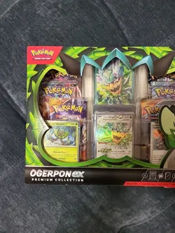 Pokemon TCG 2024 Ogerpon ex Premium Collection Factory Sealed Box - Image 2