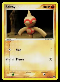 Baltoy 43/106 Common Emerald Pokemon Lightly Played - Image 1