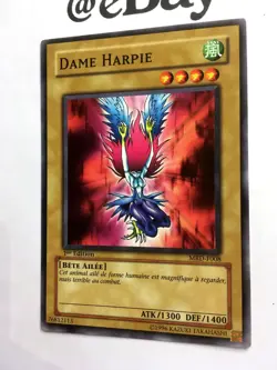 YUGIOH - DAME HARPIE - MRD-F008 - COMMUNE - RARE - NM - 1ST ED - METAL RAIDERS - Image 3