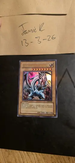 Yu-Gi-Oh! TCG Blue-Eyes White Dragon 1st Edition LOB-E001 AE - Image 1