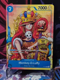 One Piece TCG P-043: Monkey D Luffy (2nd Anniversary Stamped Promo) - Image 1
