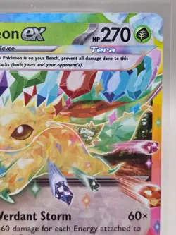 Pokemon TCG : Leafeon ex 006/131 Sv: Prismatic Evolutions Holo NM - Image 3