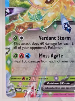 Pokemon TCG : Leafeon ex 006/131 Sv: Prismatic Evolutions Holo NM - Image 4