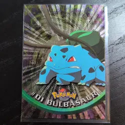 Bulbasaur #01 Topps Black Label Silver Foil Pokemon Card - Image 1