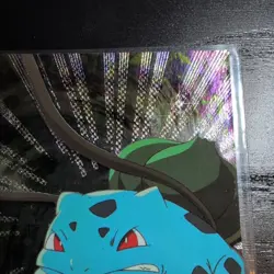 Bulbasaur #01 Topps Black Label Silver Foil Pokemon Card - Image 2