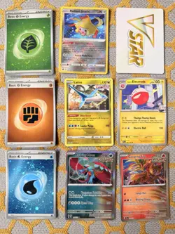 Pokemon Card Bundle Job Lot - EX, V, RADIANT, HOLOS - 45+ CARDS - NM - Image 3