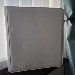 Vault X White Edition 12 Pocket Zip Binder 480 Card Album USED - Image 1