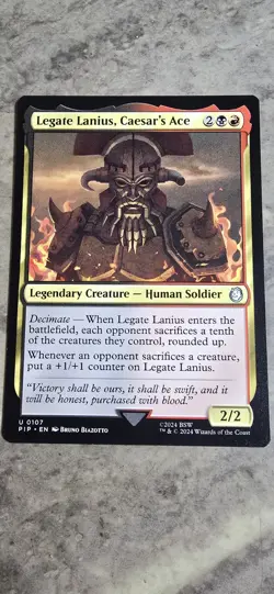 Legate Lanius, Caesar's Ace Universes Beyond: Fallout Regular Uncommon MTG NM - Image 1