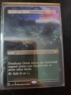 Magic the Gathering MtG NM Deathcap Glade (Borderless) Innistrad: Crimson Vow - Image 1