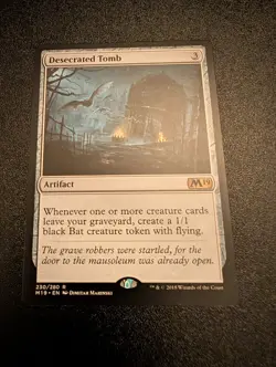 Desecrated Tomb, Core Set 2019, NM, MTG-Magic the Gathering, Regular - Image 1